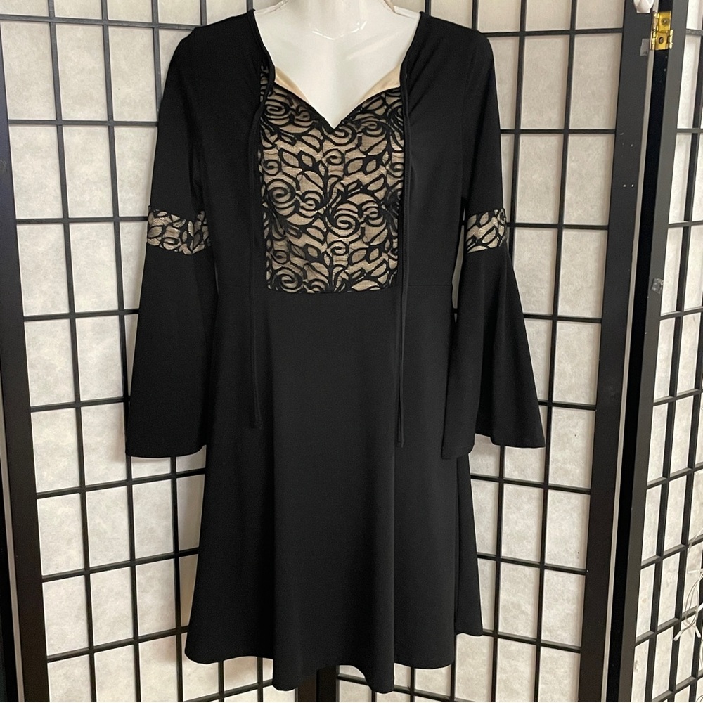 Blooming rose, ladies fit and flare dress size medium